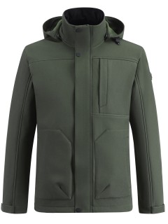 Ветровка мужская софтшелл виндстоппер с капюшоном купить оптом от производителя недорого в Москве 9617_1Kh