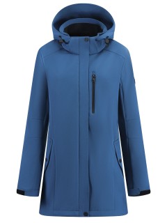 Парка женская софтшелл виндстоппер с капюшоном купить оптом от производителя недорого в Москве МТФОРС 9618_1S