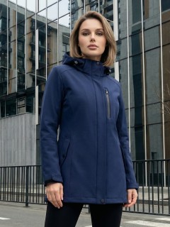 Парка женская софтшелл виндстоппер с капюшоном купить оптом от производителя недорого в Москве МТФОРС 9618_1TS