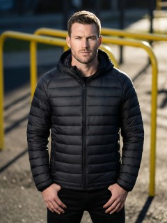 Куртка мужская гибридная стёганая с графеновой подкладкой купить оптом от производителя в Москве 9621_1Ch
