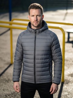 Куртка мужская гибридная стёганая с графеновой подкладкой купить оптом от производителя в Москве 9621_1TC