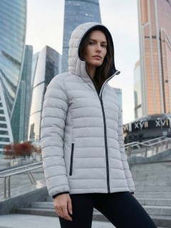 Куртка женская гибридная стёганая с графеновой подкладкой купить оптом от производителя в Москве 9622_1Sr