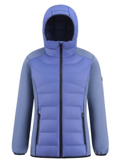 Куртка женская гибридная стёганая с графеновой подкладкой купить оптом от производителя в Москве 9626_1S