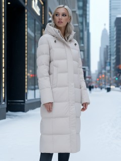 MTFORCE купить от производителя куртки пальто утепленные зимние с капюшоном женские дешево в Москве с бесплатной доставкой по всей России 9627B