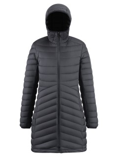 Куртка женская удлинённая стёганая с капюшоном купить оптом от производителя дешево в Москве 9628_1Ch