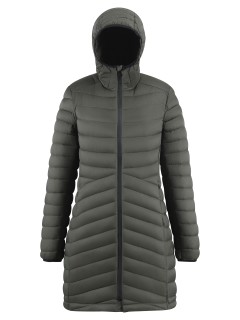 Куртка женская удлинённая стёганая с капюшоном купить оптом от производителя дешево в Москве 9628_1Kh