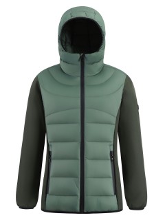 Куртка женская гибридная стёганая с графеновой подкладкой купить оптом от производителя в Москве 9630_1Kh