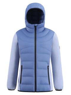 Куртка женская гибридная стёганая с графеновой подкладкой купить оптом от производителя в Москве 9630_1S