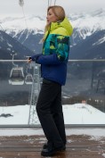 Купить Горнолыжный костюм женский зимний салатового цвета 0005Sl, фото 3