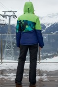 Купить Горнолыжный костюм женский зимний зеленого цвета 0005Z, фото 2