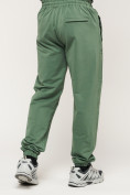 Купить Брюки джоггеры спортивные большого размера мужские зеленого цвета 006Z, фото 11