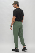 Купить Брюки джоггеры спортивные большого размера мужские зеленого цвета 007Z, фото 6
