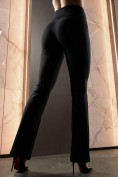 Купить Легинсы расклешенные внизу женские черного цвета 010_1Ch, фото 10