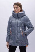 Купить Куртка зимняя женская УЦЕНКА серого цвета 0119Sr