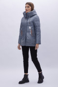 Купить Куртка зимняя женская УЦЕНКА серого цвета 0119Sr, фото 2