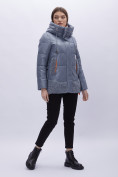 Купить Куртка зимняя женская УЦЕНКА серого цвета 0119Sr, фото 3