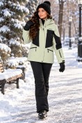 Купить Женский горнолыжный костюм светло-зеленого цвета 0125ZS, фото 11