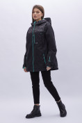 Купить Куртка спортивная женская УЦЕНКА черного цвета 0126Ch, фото 2
