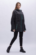 Купить Куртка спортивная женская УЦЕНКА черного цвета 0126Ch, фото 3