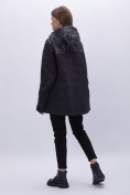 Купить Куртка спортивная женская УЦЕНКА черного цвета 0126Ch, фото 4