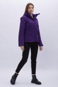 Купить Куртка горнолыжная женская УЦЕНКА темно-фиолетового цвета 0127TF, фото 4