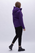 Купить Куртка горнолыжная женская УЦЕНКА темно-фиолетового цвета 0127TF, фото 6