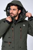 Купить Мужской горнолыжный костюм цвета хаки 0128Kh, фото 9