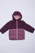 Купить Куртка демисезонная детская УЦЕНКА темно-фиолетового цвета 0138TF