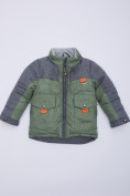 Купить Куртка зимняя детская УЦЕНКА зеленого цвета 0139Z