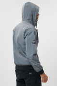 Купить Ветровка двухсторонняя мужская спортивная серого цвета 018Sr, фото 10