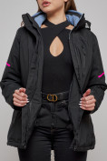 Купить Горнолыжный костюм женский зимний черного цвета 02002Ch, фото 10