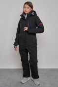 Купить Горнолыжный костюм женский зимний черного цвета 02002Ch, фото 2
