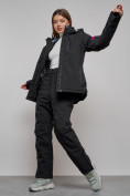 Купить Горнолыжный костюм женский зимний черного цвета 02002Ch, фото 3