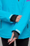 Купить Горнолыжный костюм женский зимний синего цвета 02002S, фото 9