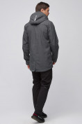 Купить Спортивный костюм мужской softshell темно-серого цвета 02010TC, фото 3