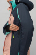 Купить Горнолыжный костюм женский бирюзового цвета 02011Br, фото 13