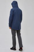 Купить Спортивный костюм мужской softshell синего цвета 02018S, фото 2