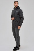 Купить Спортивный костюм мужской softshell темно-серого цвета 02018TC, фото 2