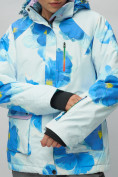 Купить Горнолыжный костюм женский голубого цвета 020231Gl, фото 13