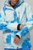Купить Горнолыжный костюм женский синего цвета 020231S, фото 14