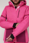 Купить Горнолыжный костюм женский розового цвета 021530R, фото 11