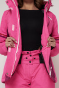 Купить Горнолыжный костюм женский розового цвета 021530R, фото 13