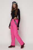 Купить Горнолыжный костюм женский розового цвета 021530R, фото 21