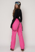 Купить Горнолыжный костюм женский розового цвета 021530R, фото 22