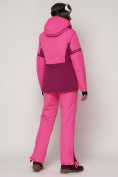 Купить Горнолыжный костюм женский розового цвета 021530R, фото 7