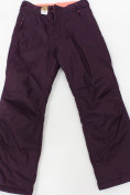 Купить Брюки зимние для девочки УЦЕНКА темно-фиолетового цвета 0218TF