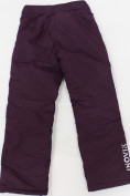 Купить Брюки зимние для девочки УЦЕНКА темно-фиолетового цвета 0218TF, фото 2
