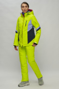 Купить Горнолыжный костюм женский салатового цвета 02201Sl, фото 2
