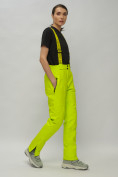 Купить Горнолыжный костюм женский салатового цвета 02201Sl, фото 22