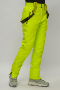 Купить Горнолыжный костюм женский салатового цвета 02201Sl, фото 28